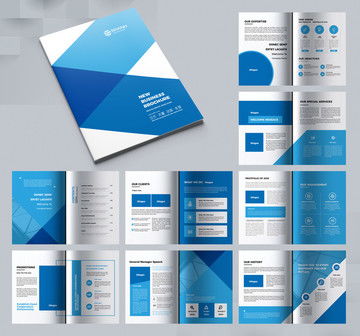 企業(yè)畫冊設計模板 科技與商業(yè)宣傳冊的專業(yè)解決方案